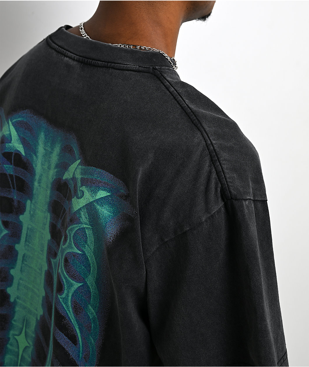 Vitriol Lead Vest Black Wash Boxy T-Shirt