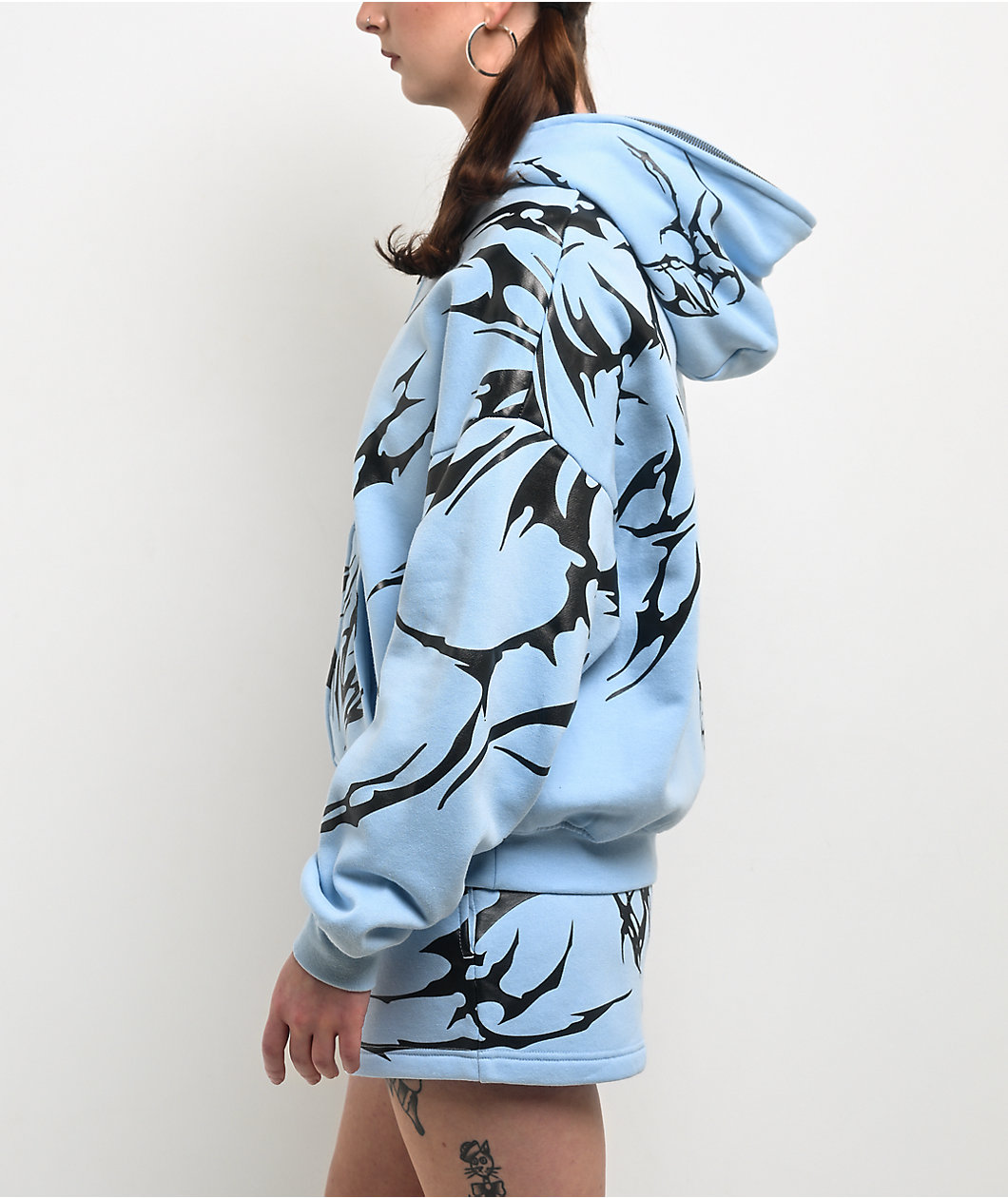 Vitriol Lenexa Blue Body Bag Zip Hoodie