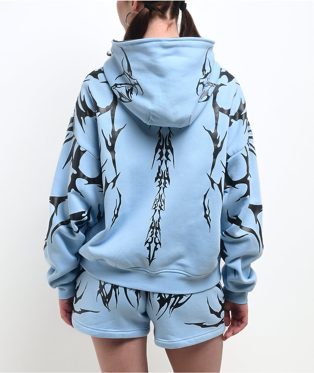 Vitriol Lenexa Blue Body Bag Zip Hoodie