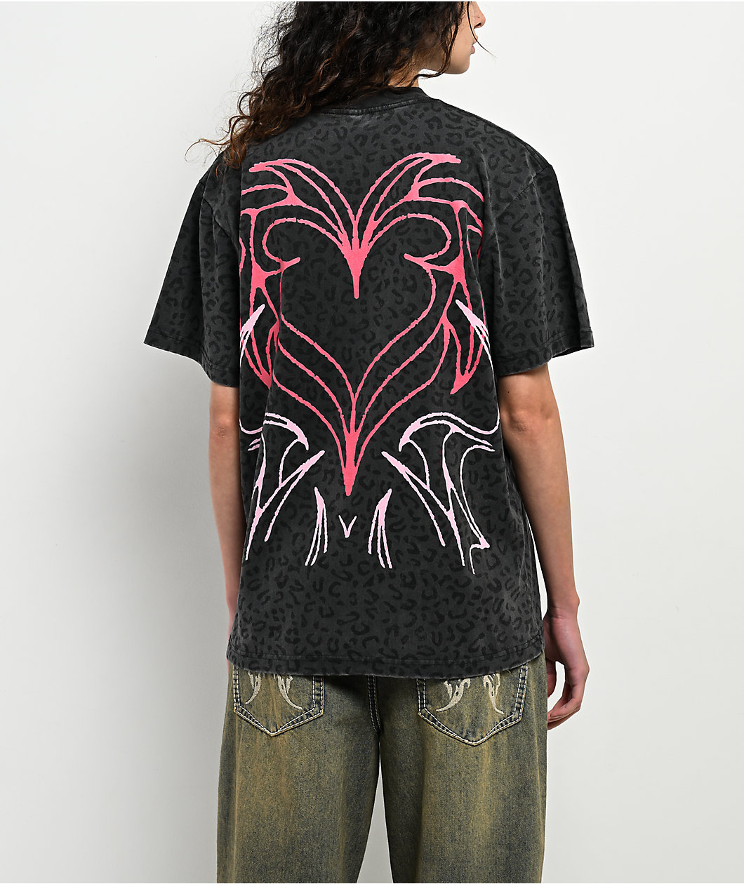 Vitriol Lenexa Leopard Black T-Shirt