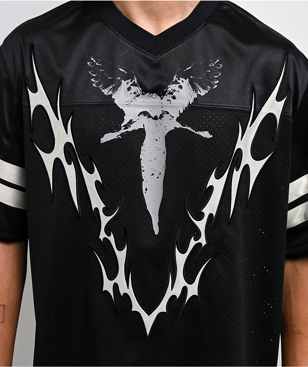 Vitriol Lightning Black Football Jersey