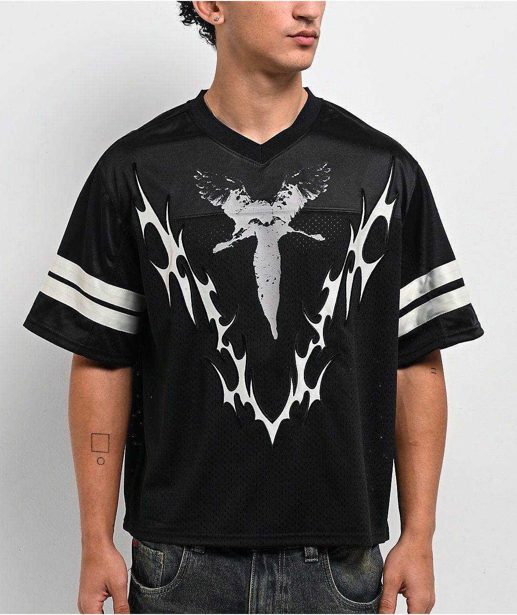 Vitriol Lightning Black Football Jersey