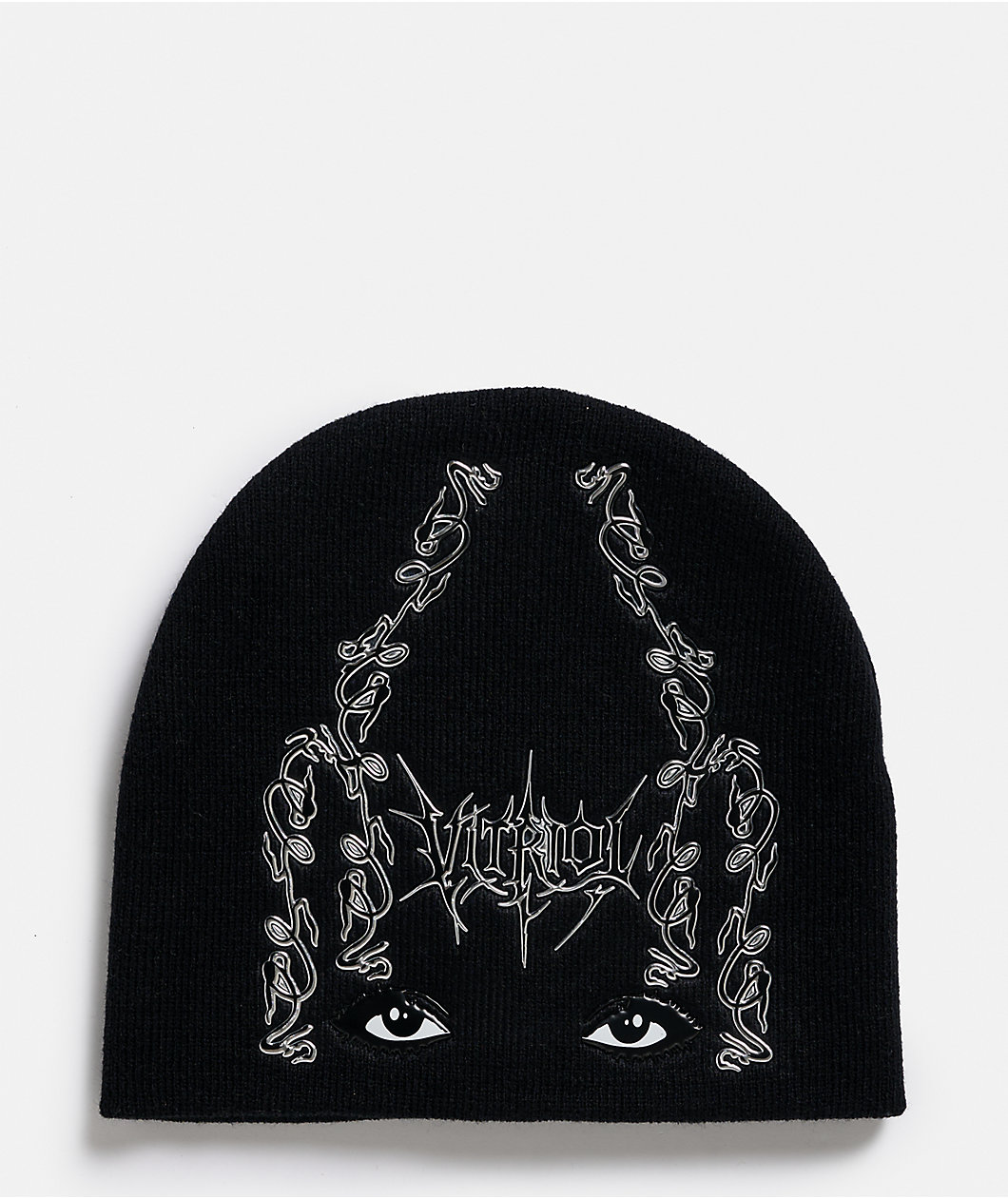 Vitriol Liquid Vison Black Skully Beanie