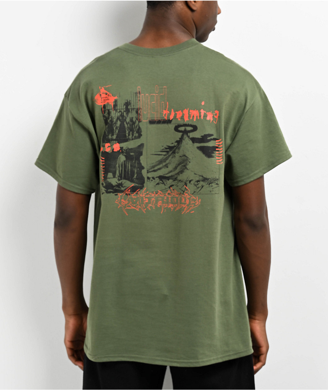 Vitriol Lucid Dreaming Olive T-Shirt