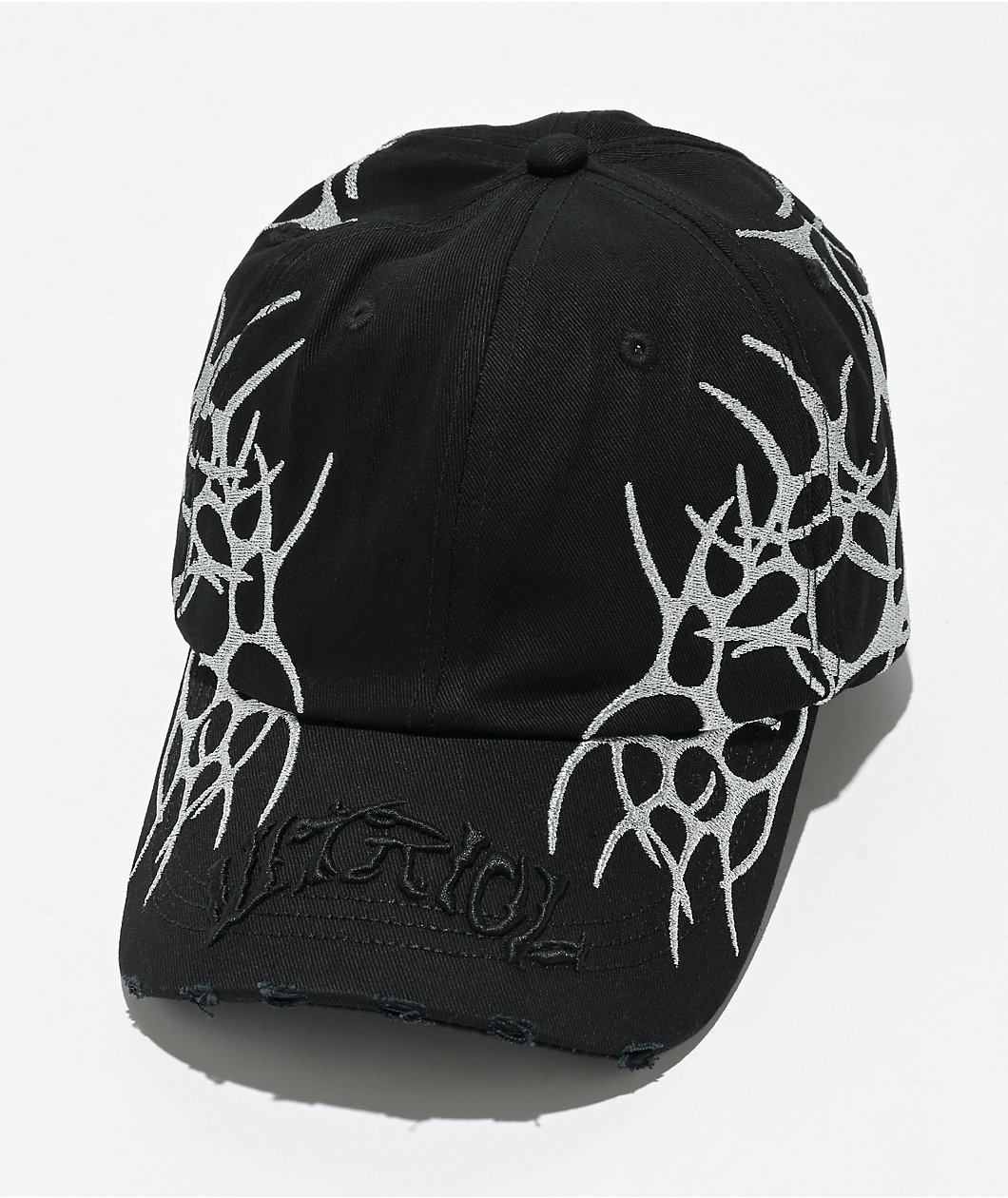 Vitriol Metal Dove Black Strapback Hat