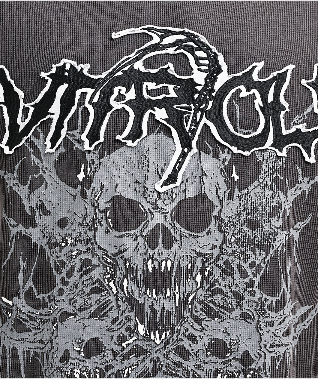 Vitriol Migraine Charcoal Thermal Long Sleeve T-Shirt