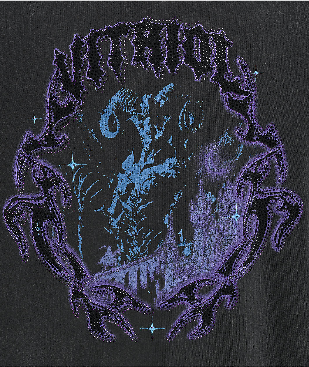 Vitriol Moonlight Stone Black Wash Boxy T-Shirt