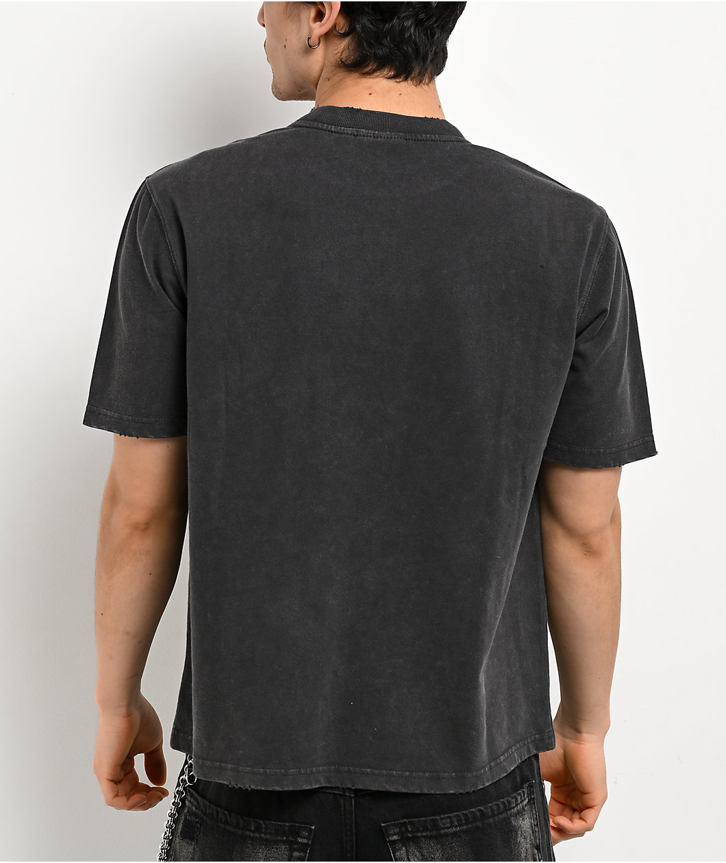 Vitriol Moonlight Stone Black Wash Boxy T-Shirt