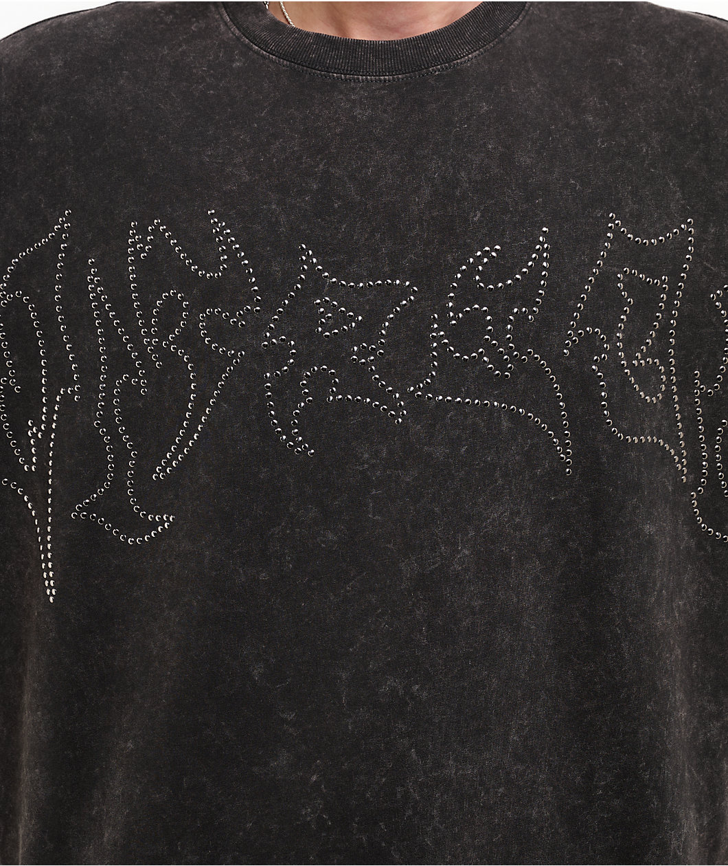 Vitriol Nail Head Black Wash Boxy T-Shirt