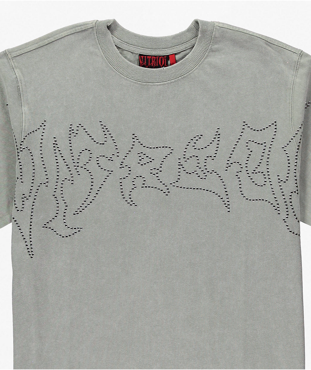 Vitriol Nail Head Grey Wash T-Shirt