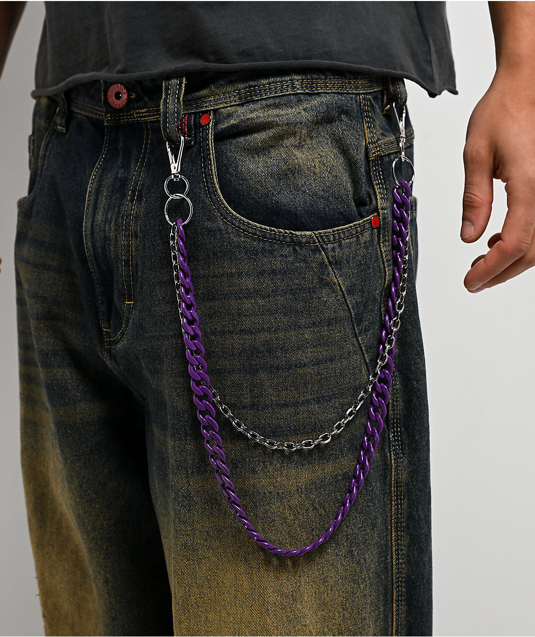 Vitriol Paint Purple Pocket Chain