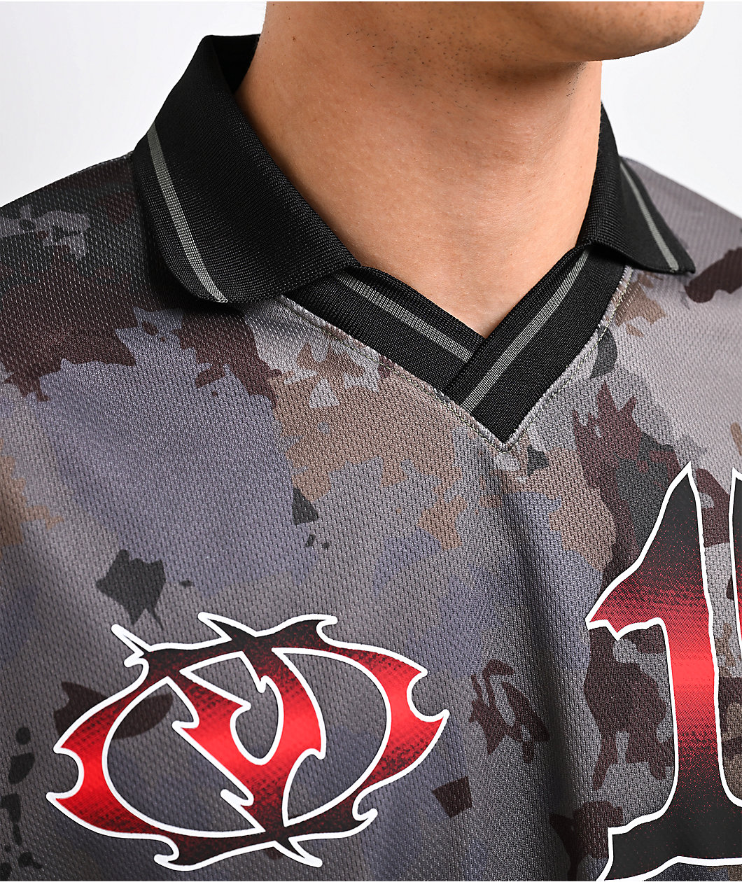 Vitriol Prevail Black Camo Soccer Jersey
