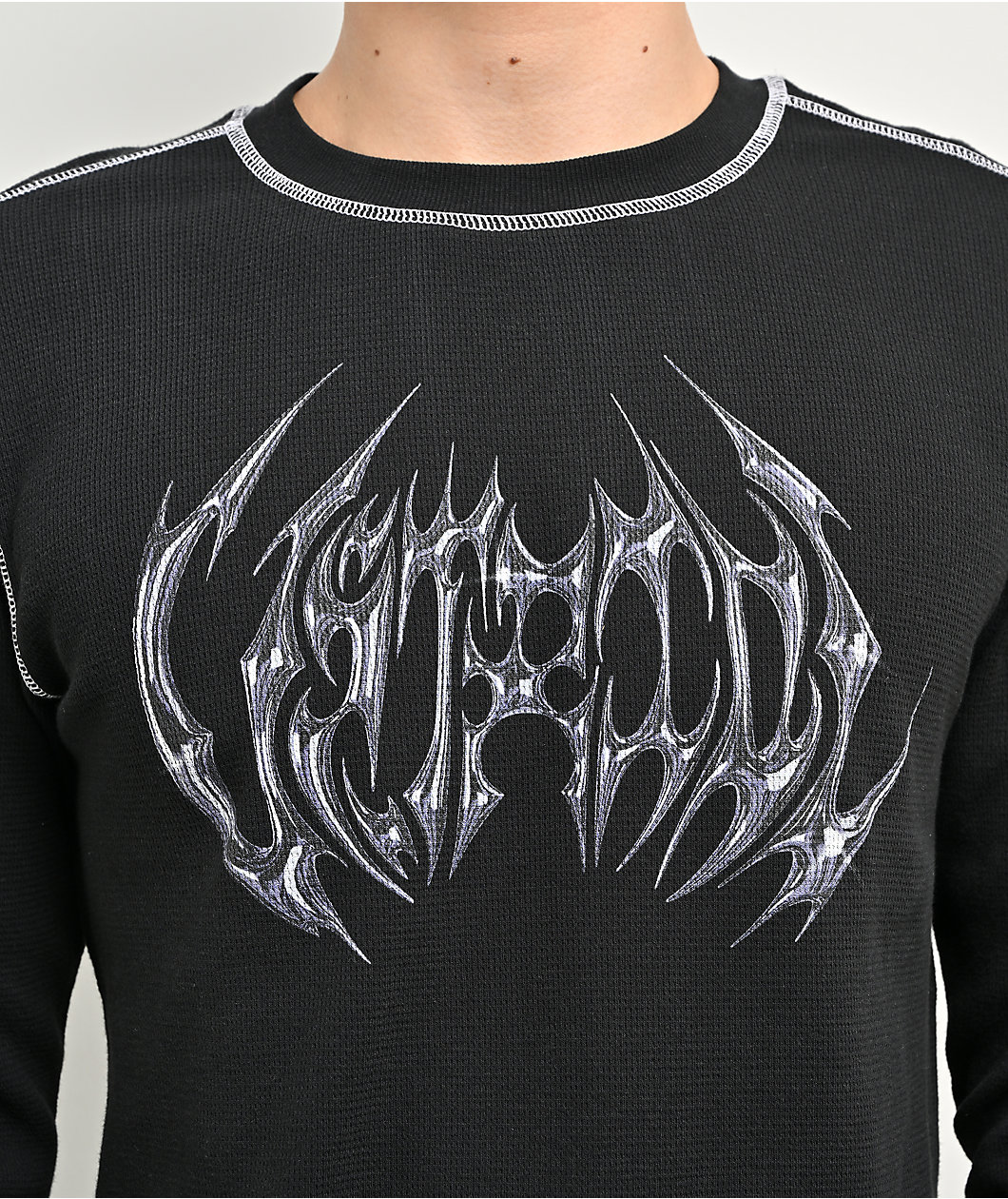 Vitriol Rebuff Black Thermal Long Sleeve T-Shirt