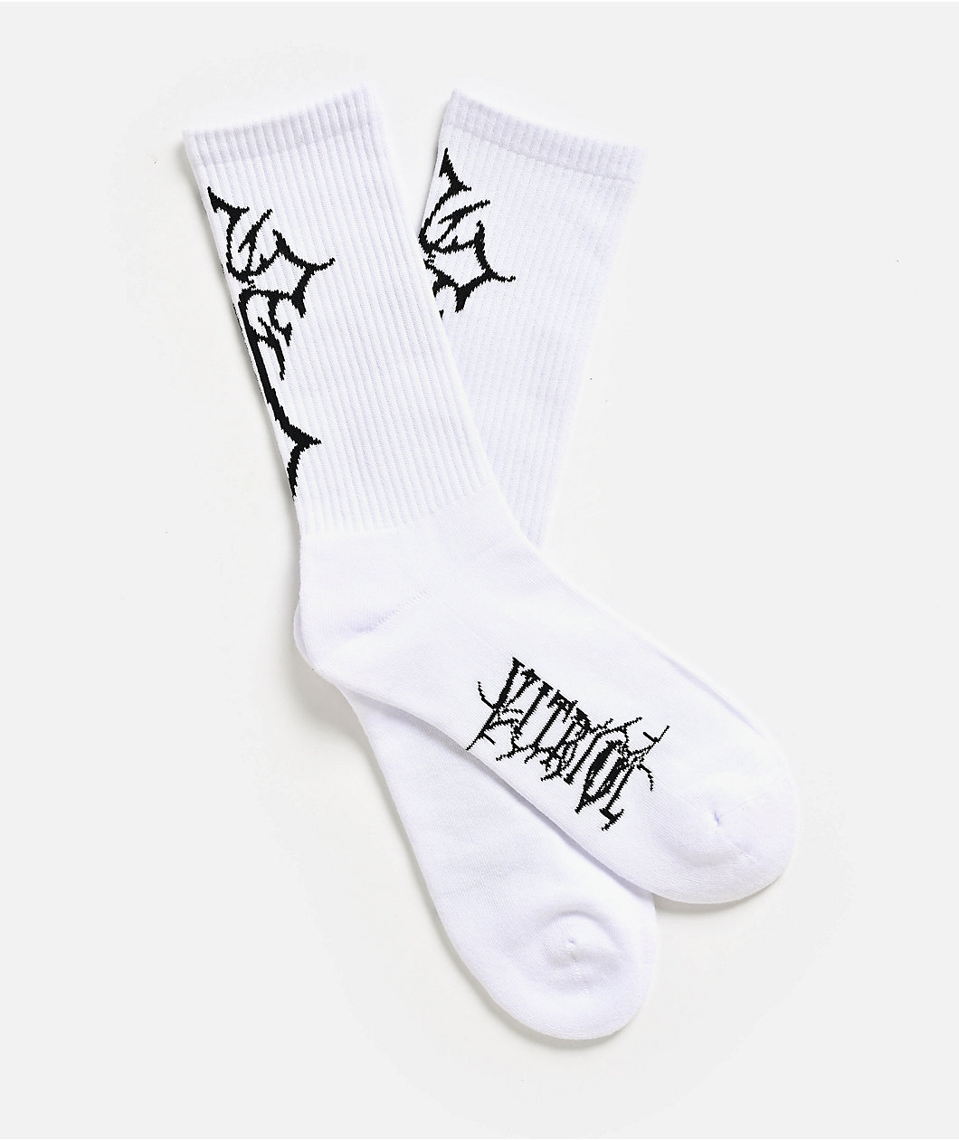 Vitriol Rectify White Crew Socks