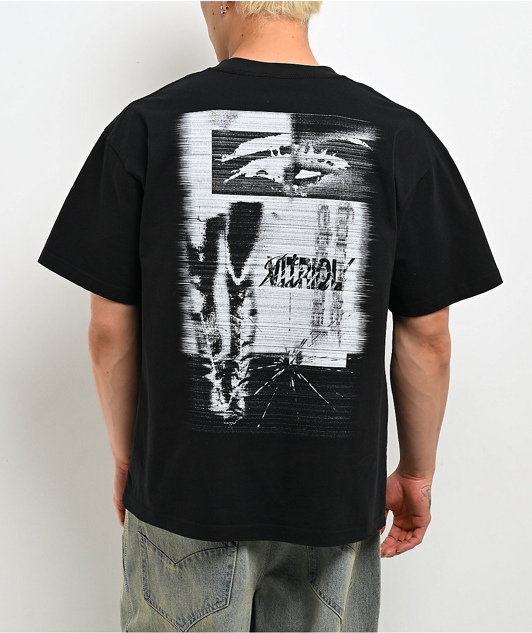 Vitriol Reflective Puddle Black T-Shirt