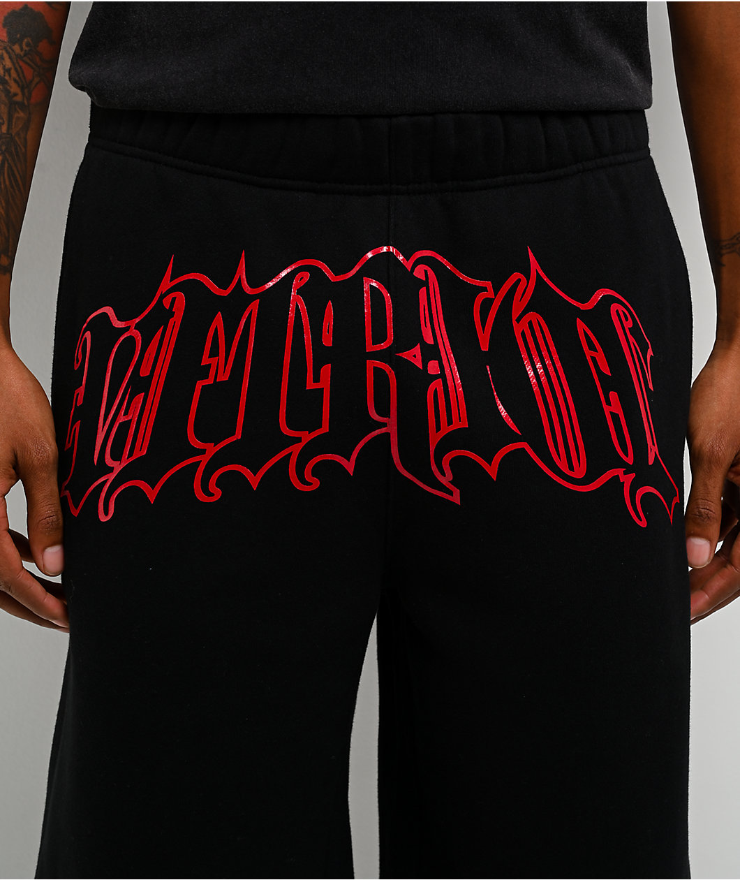 Vitriol Resist Black Sweat Shorts