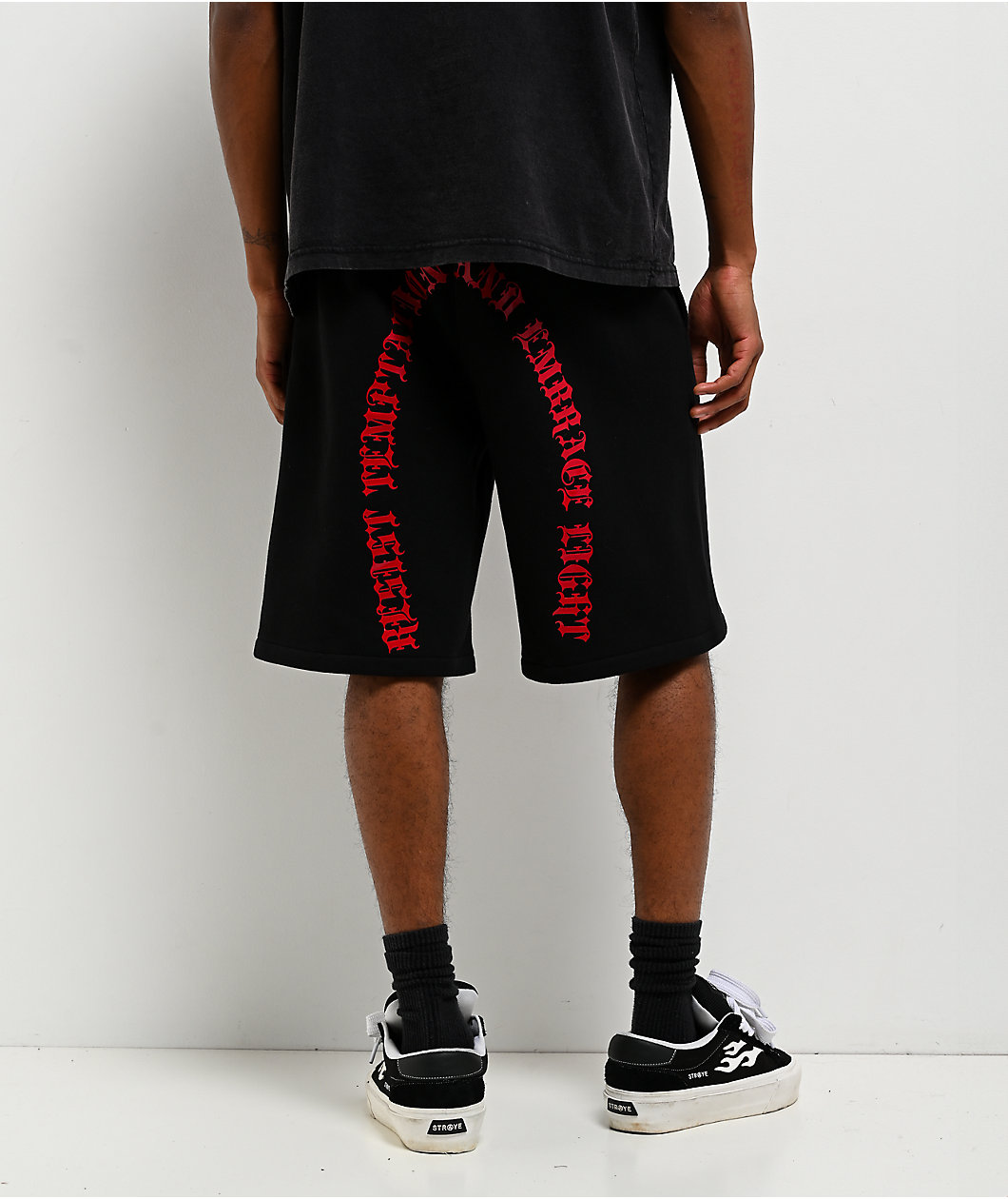 Vitriol Resist Black Sweat Shorts