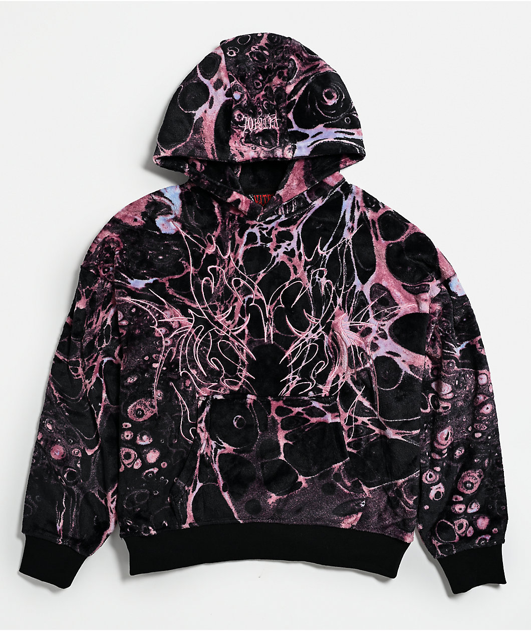Vitriol Ryder Toxic Pink Sherpa Hoodie