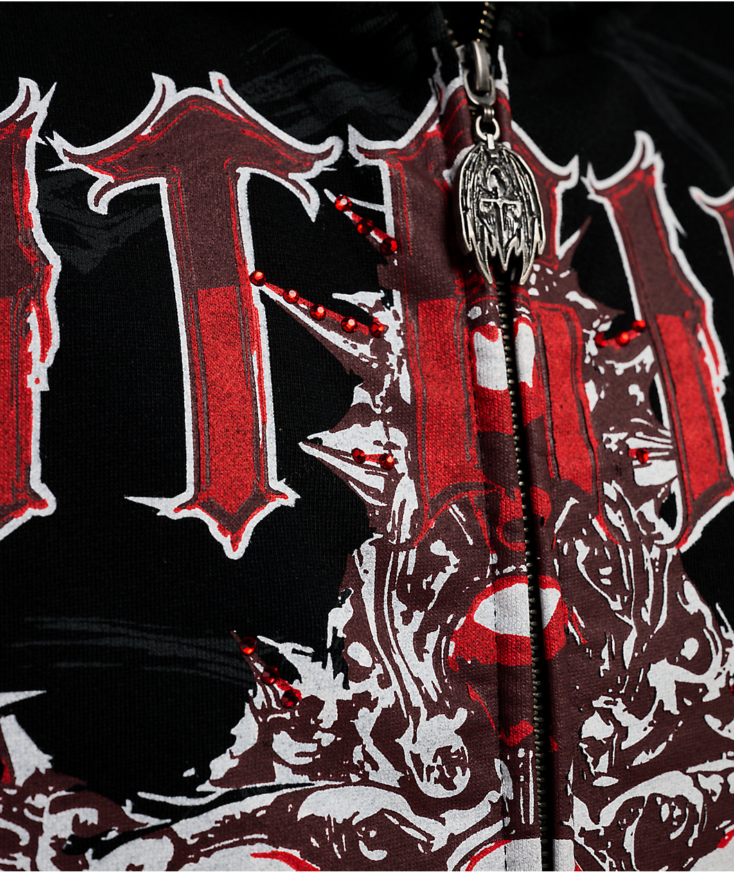 Vitriol Sacril Black Zip Hoodie