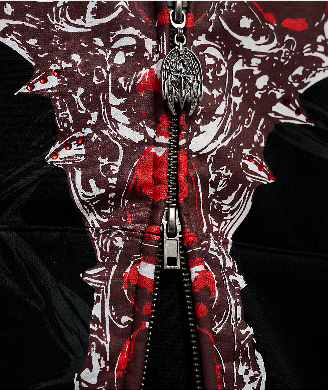 Vitriol Sacril Black Zip Hoodie