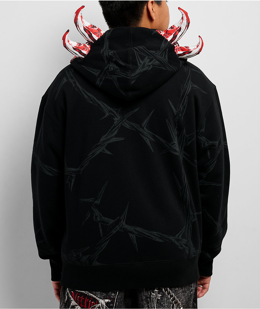 Vitriol Sacril Black Zip Hoodie