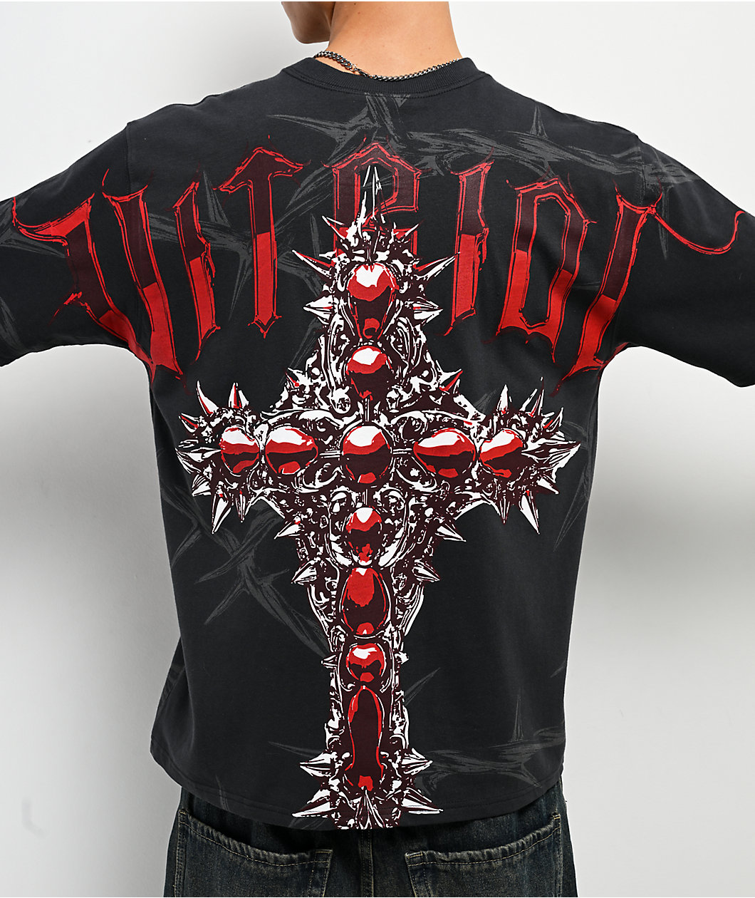 Vitriol Sacrilege Black Boxy T-Shirt