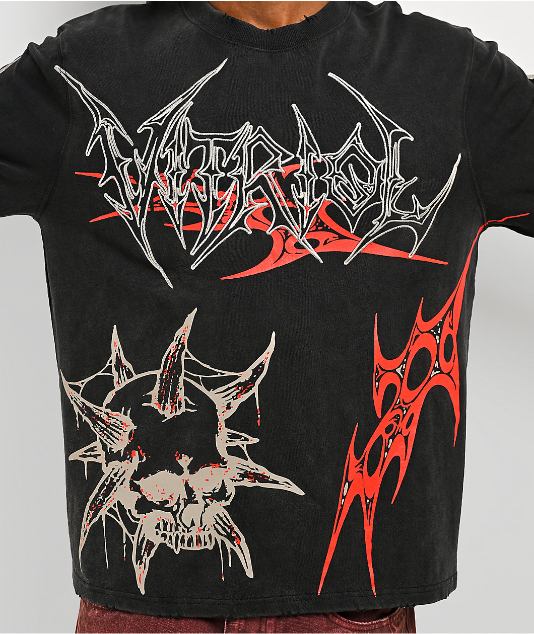 Vitriol Scorn Black Long Sleeve T-Shirt