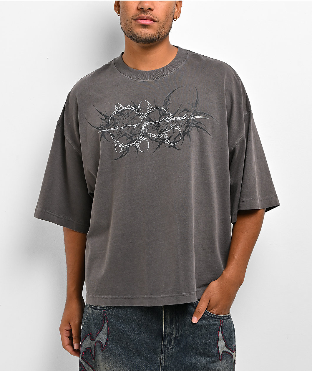 Vitriol Sharpillum Vintage Grey T-Shirt