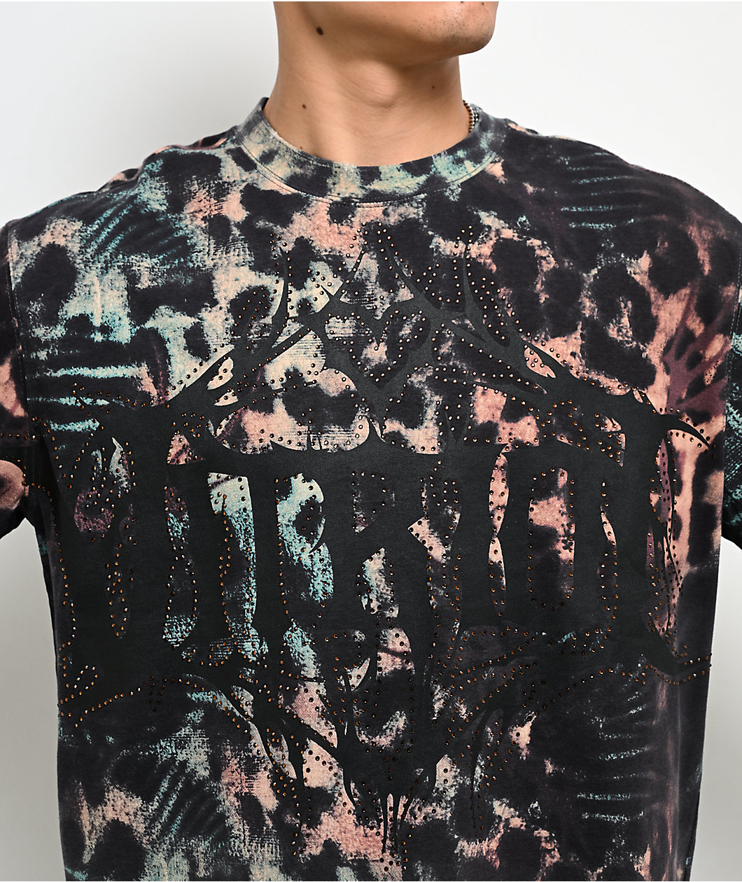 Vitriol Spawn Leopard 2fer Black & White Long Sleeve T-Shirt