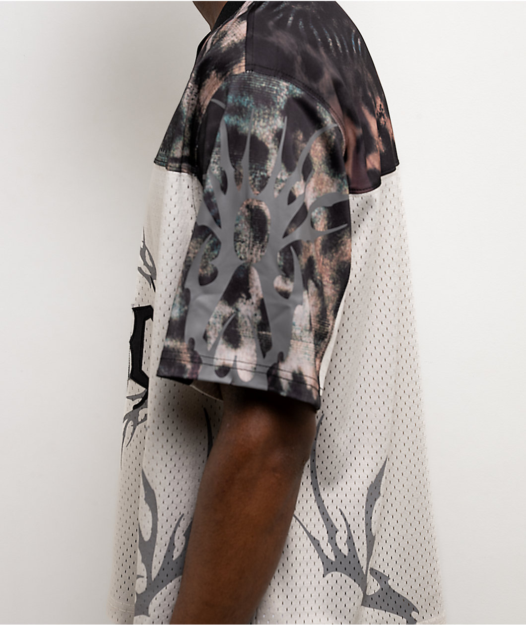 Vitriol Spawn Off White Boxy Crop Football Jersey