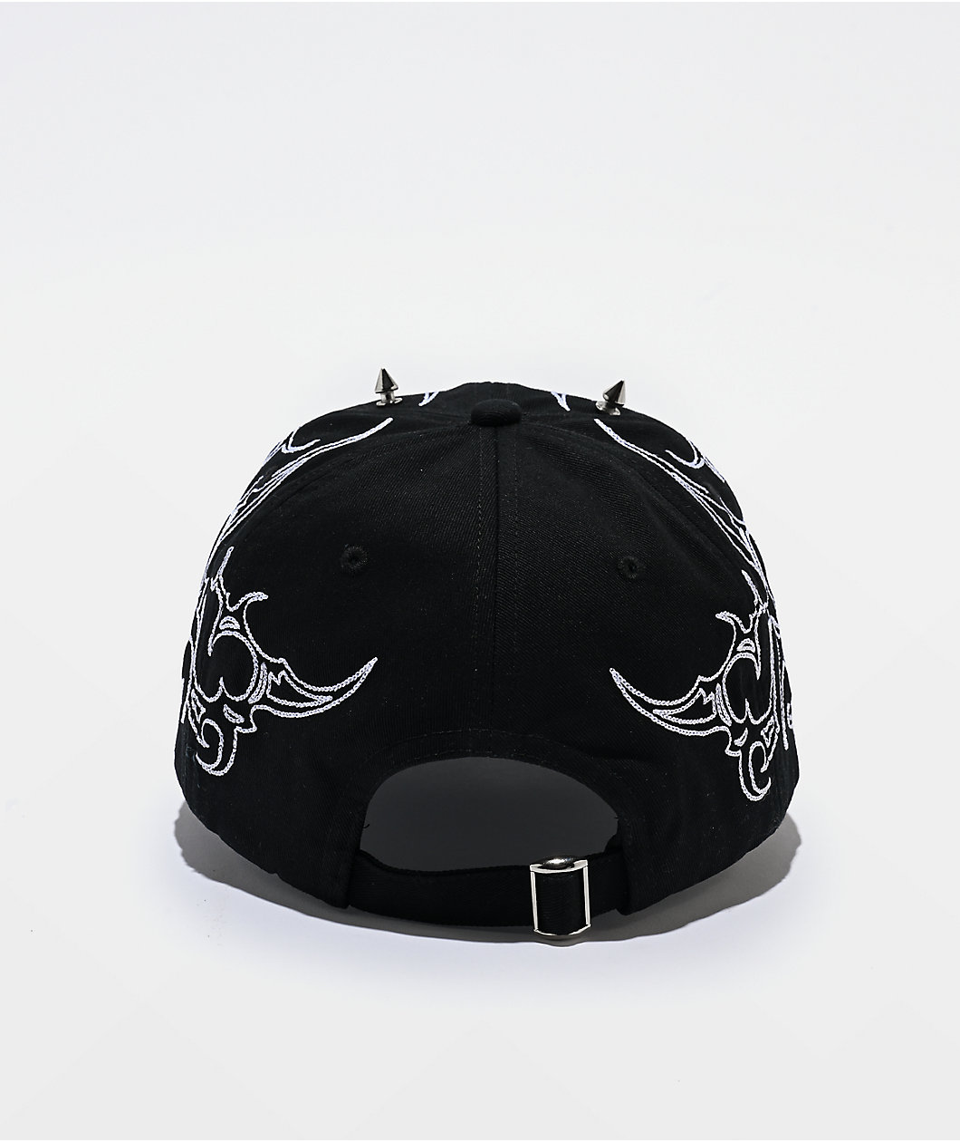 Vitriol Spiked Black Strapback Hat