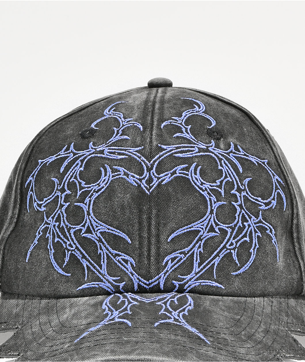 Vitriol Stoker Black Wash Strapback Hat