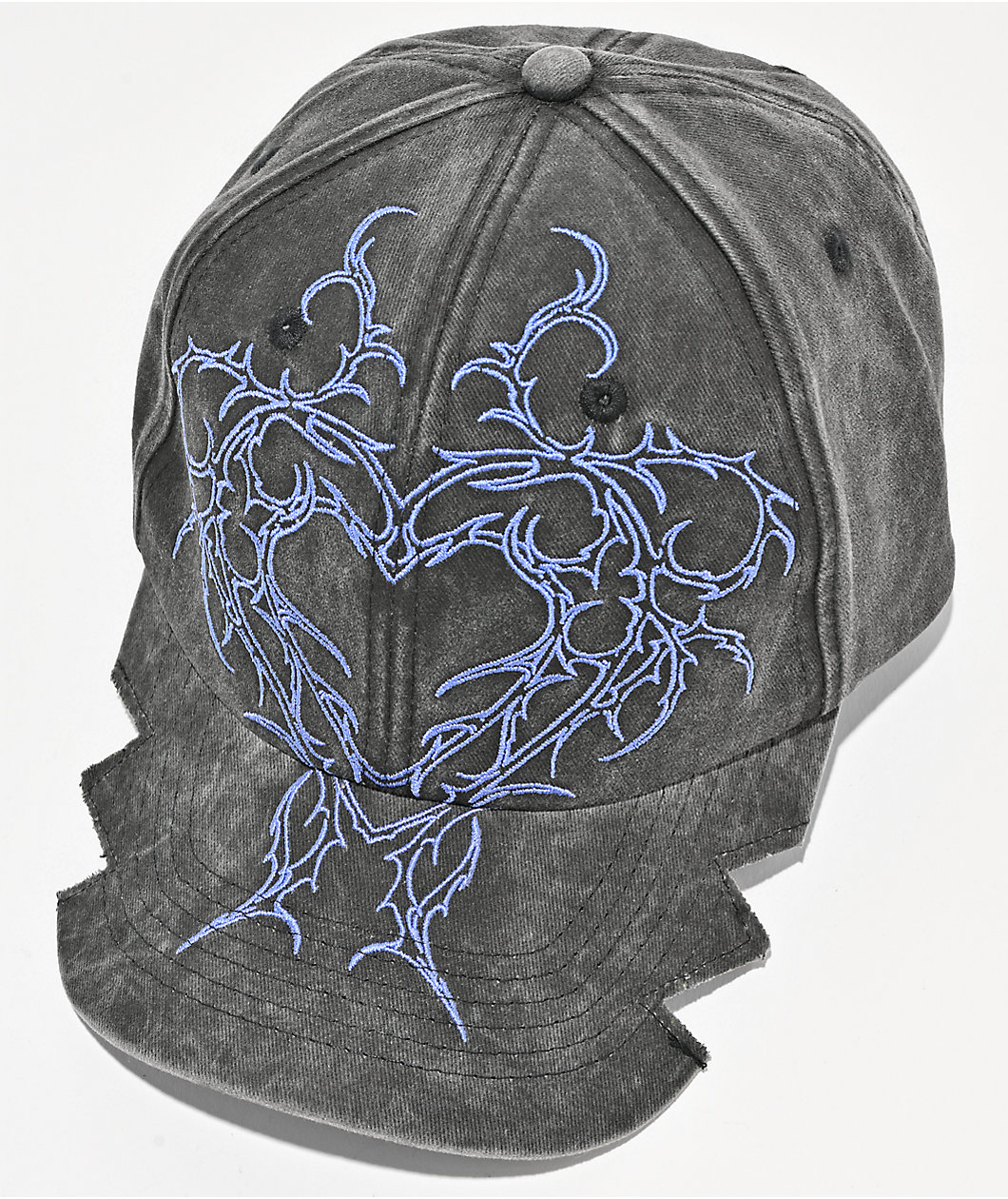 Vitriol Stoker Black Wash Strapback Hat