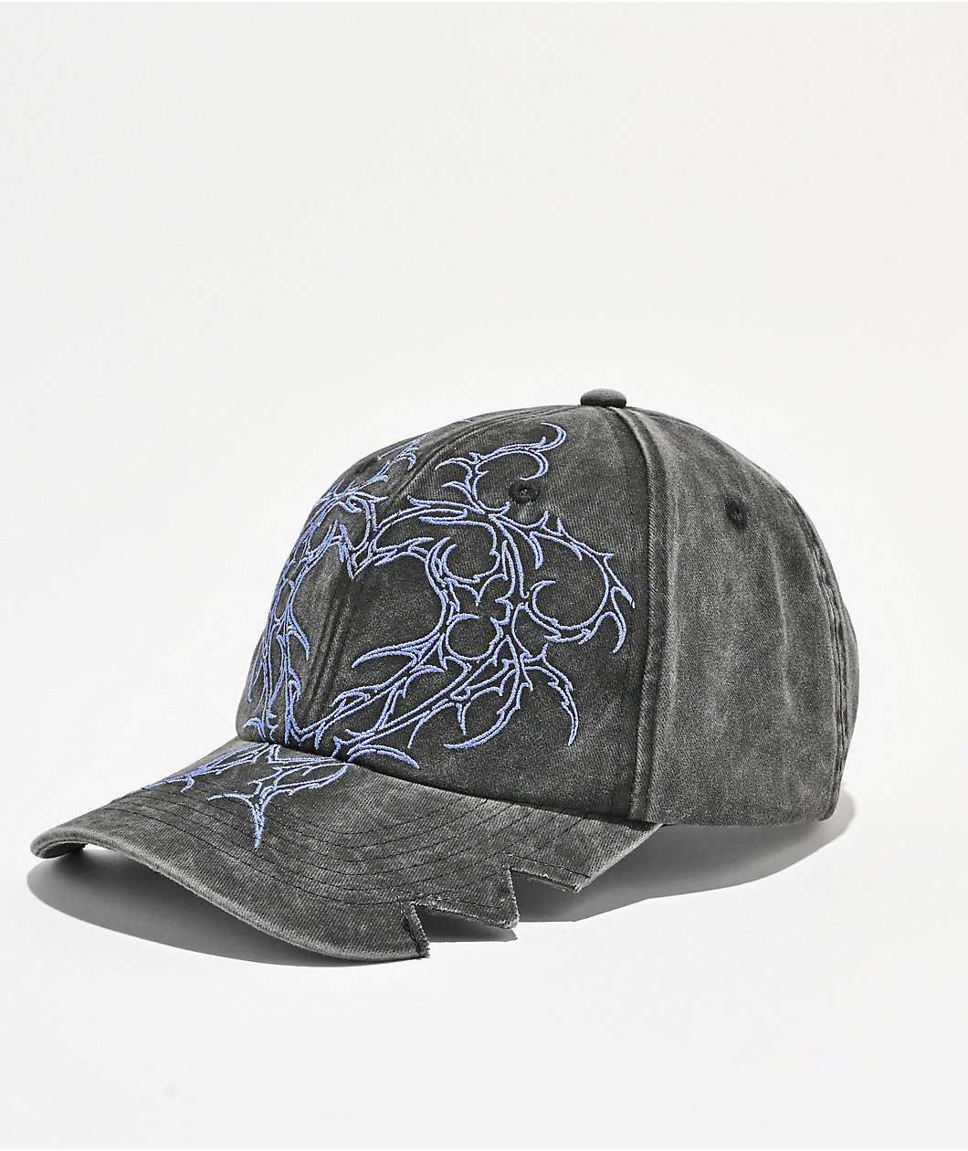 Vitriol Stoker Black Wash Strapback Hat