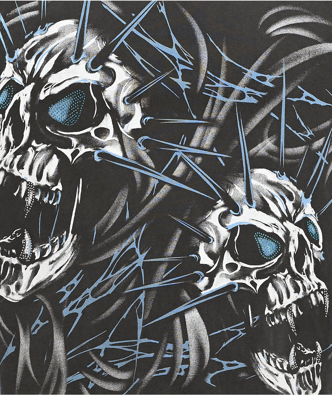 Vitriol Stone Fish Charcoal Wash Long Sleeve T-Shirt