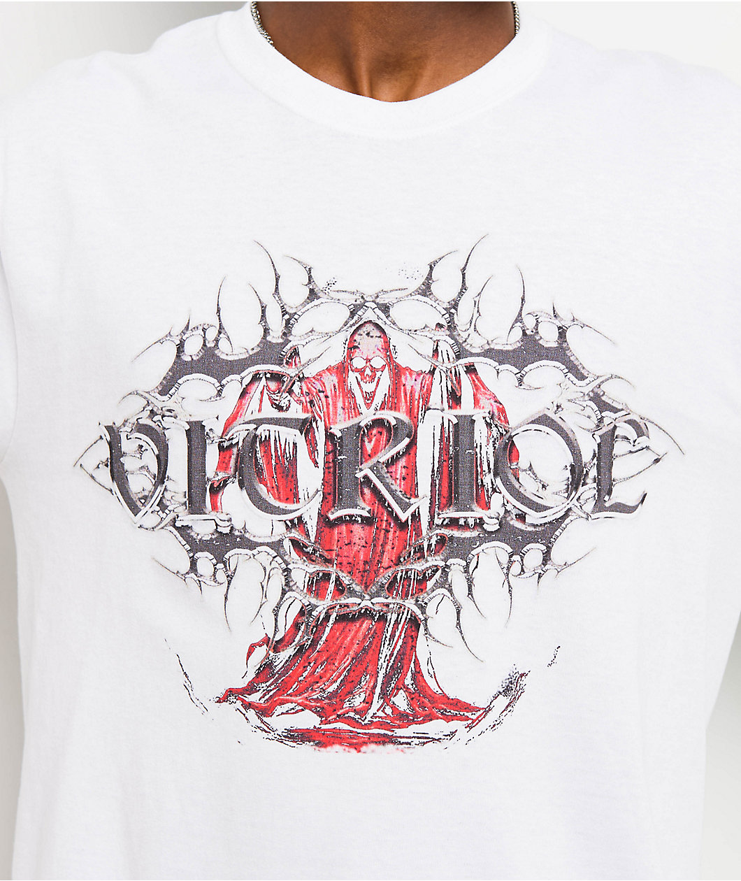 Vitriol Sworn White Long Sleeve T-Shirt