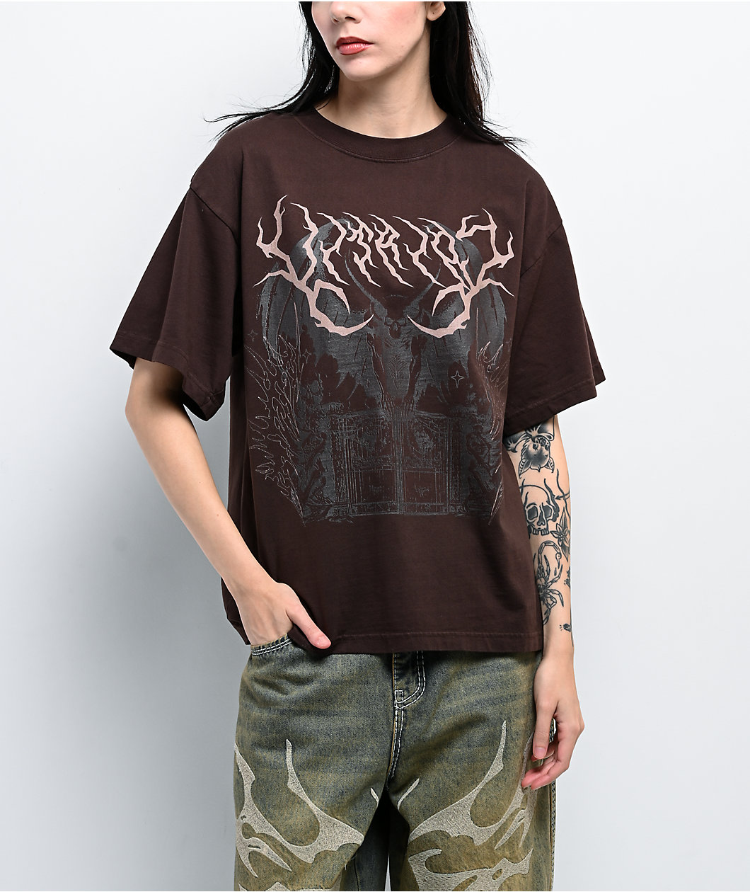 Vitriol Torments Gate Brown T-Shirt