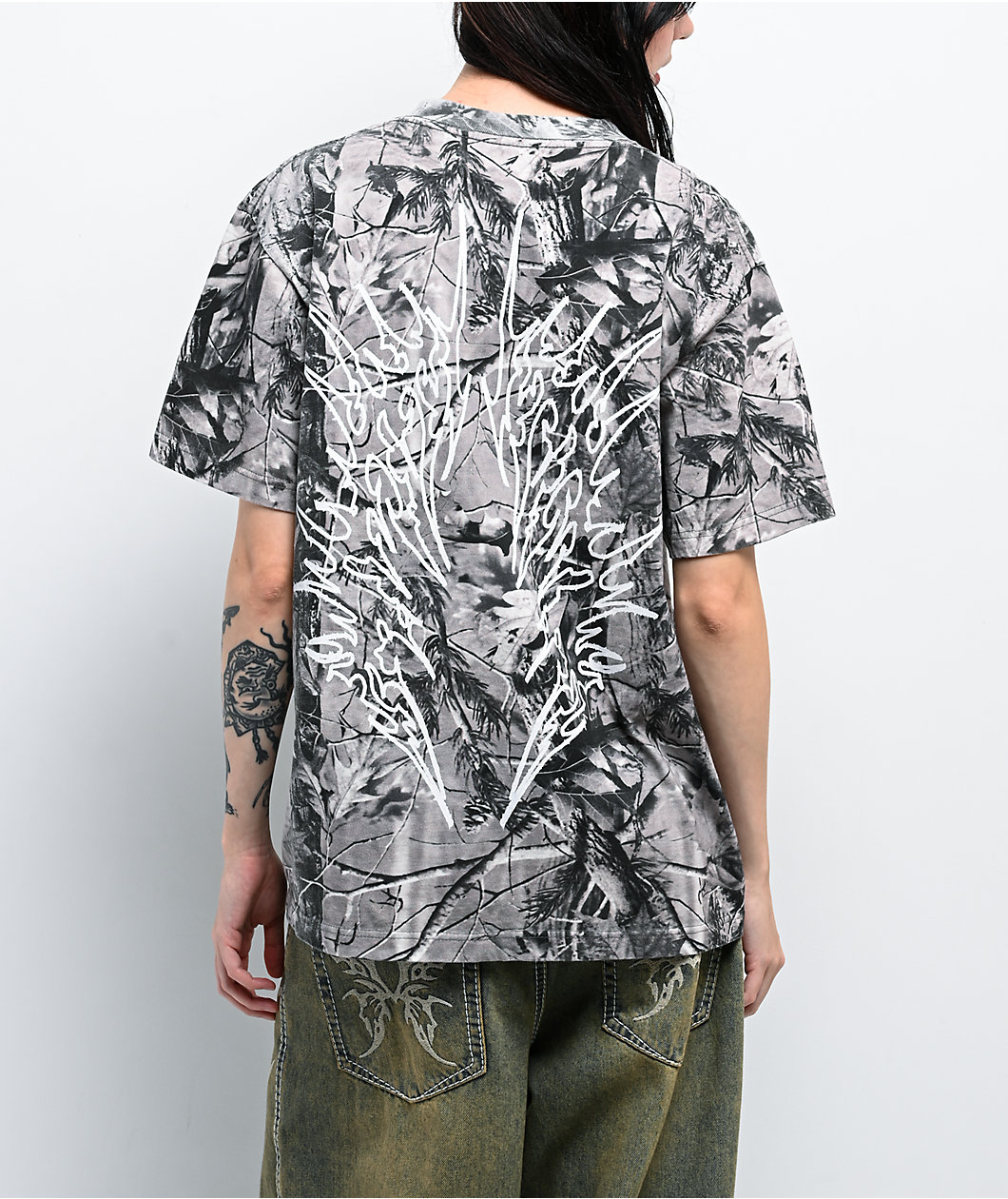Vitriol Torments Gate Grey Camo T-Shirt