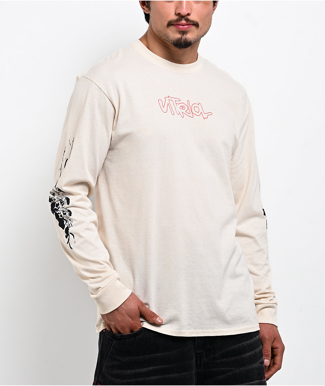Vitriol Undisclosed Natural Long Sleeve T-Shirt