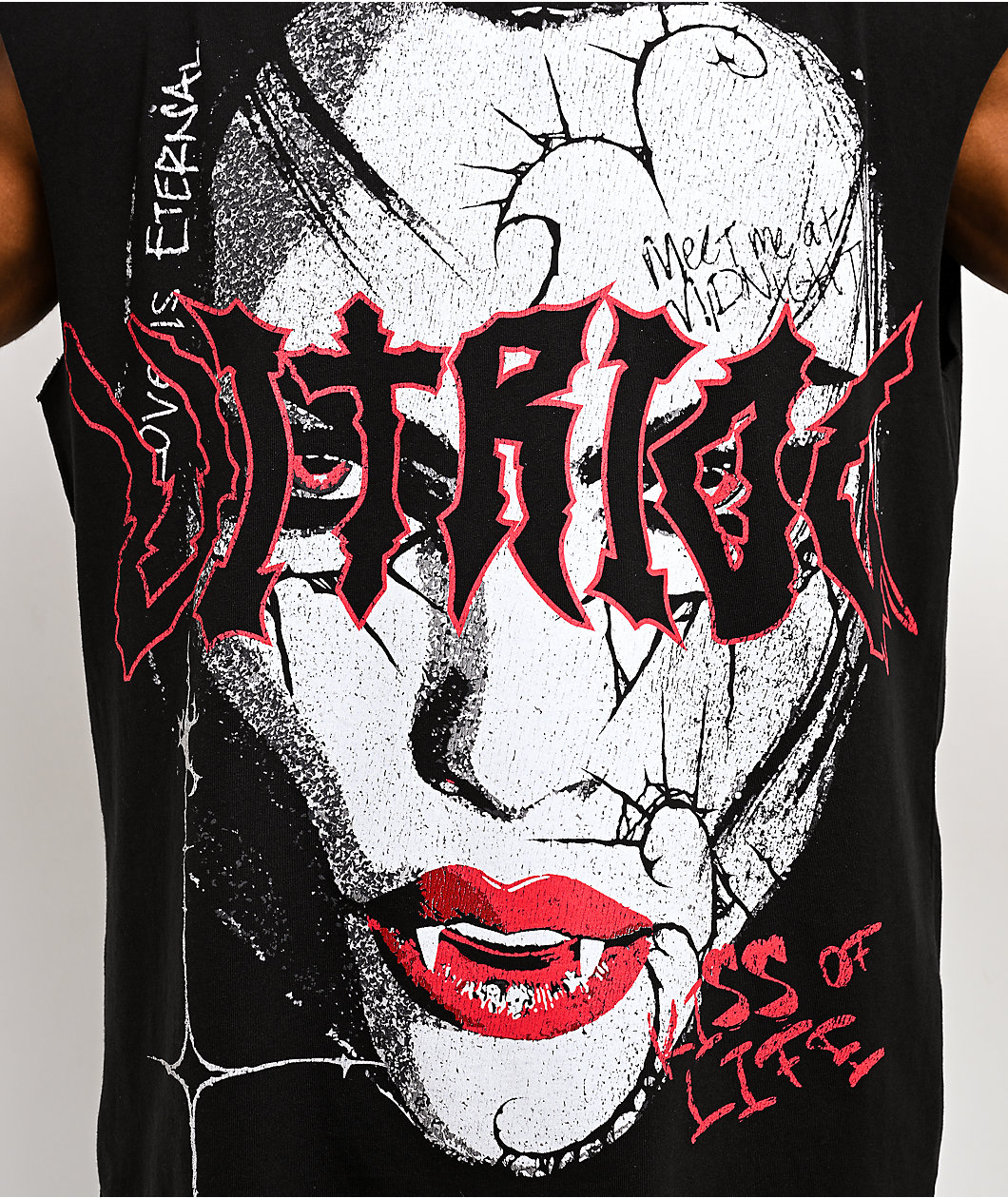 Vitriol Vamp Tour Black Tank Top