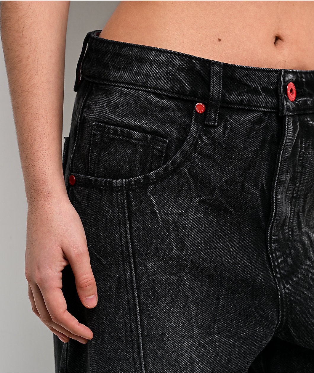 Vitriol Verona Tie Me Knot Black Wash Jeans