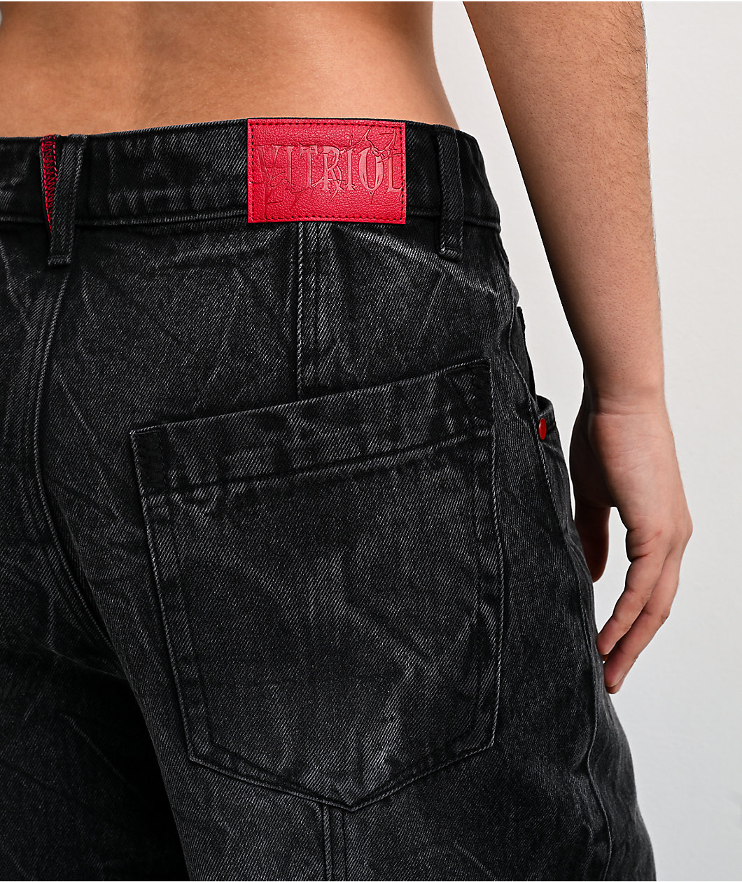 Vitriol Verona Tie Me Knot Black Wash Jeans