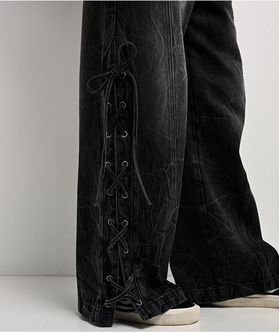 Vitriol Verona Tie Me Knot Black Wash Jeans