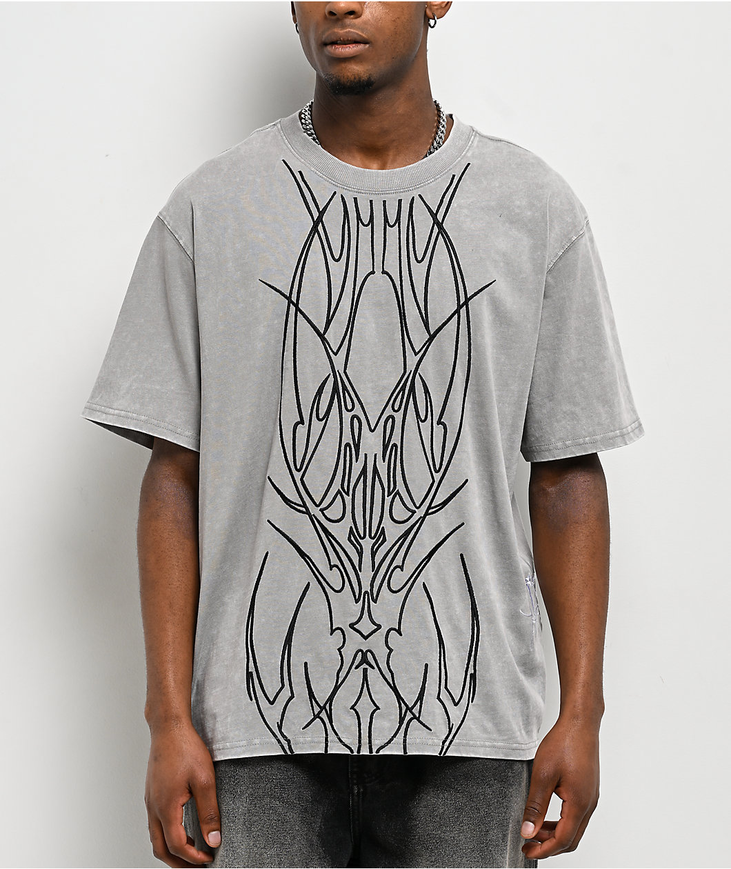 Vitriol Vertebrae Grey T-Shirt