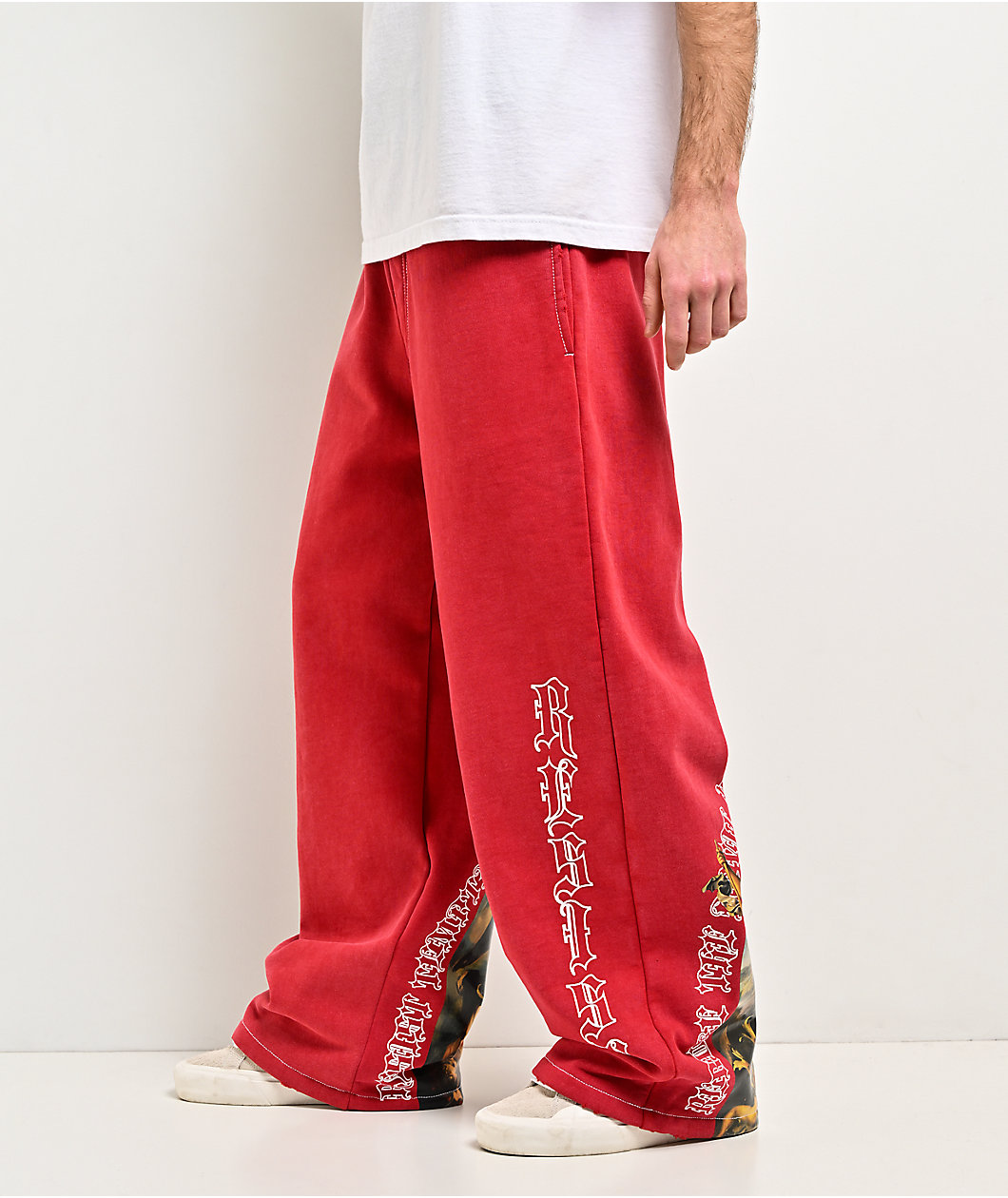 Vitriol Void Arches Red Sweatpants