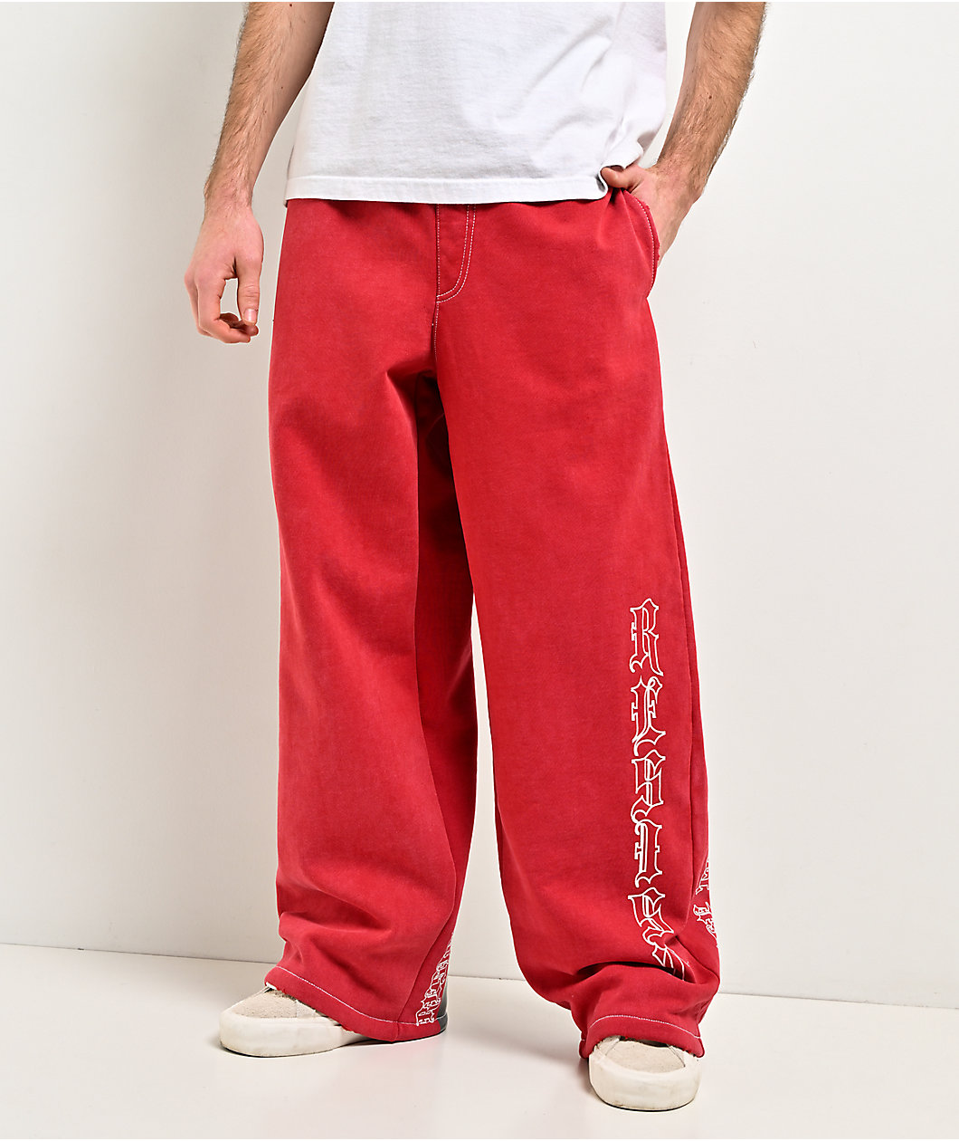 Vitriol Void Arches Red Sweatpants