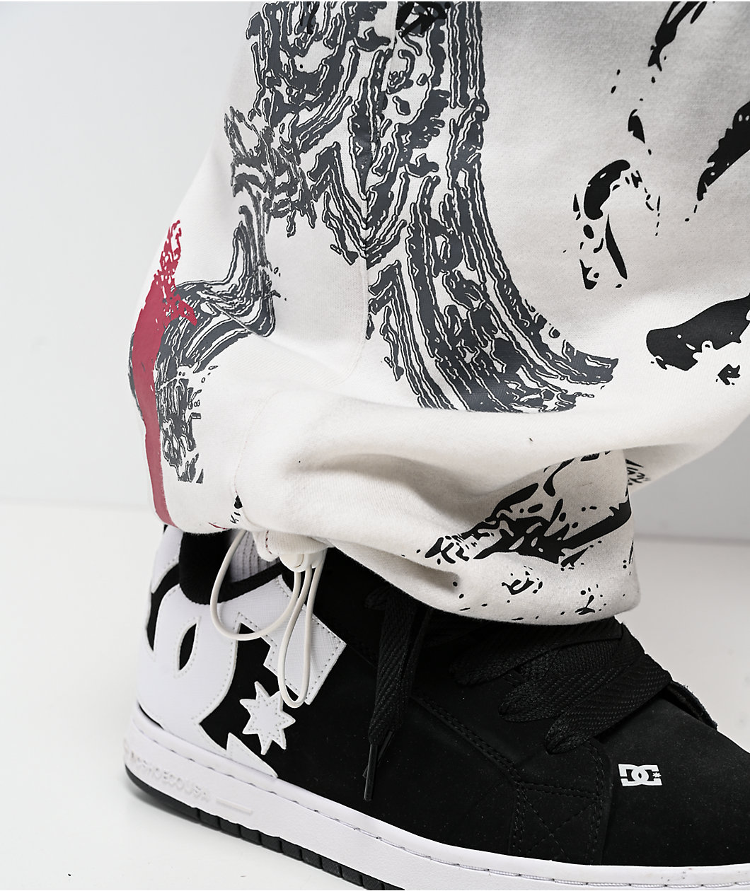 Vitriol Void Ashes White Sweatpants