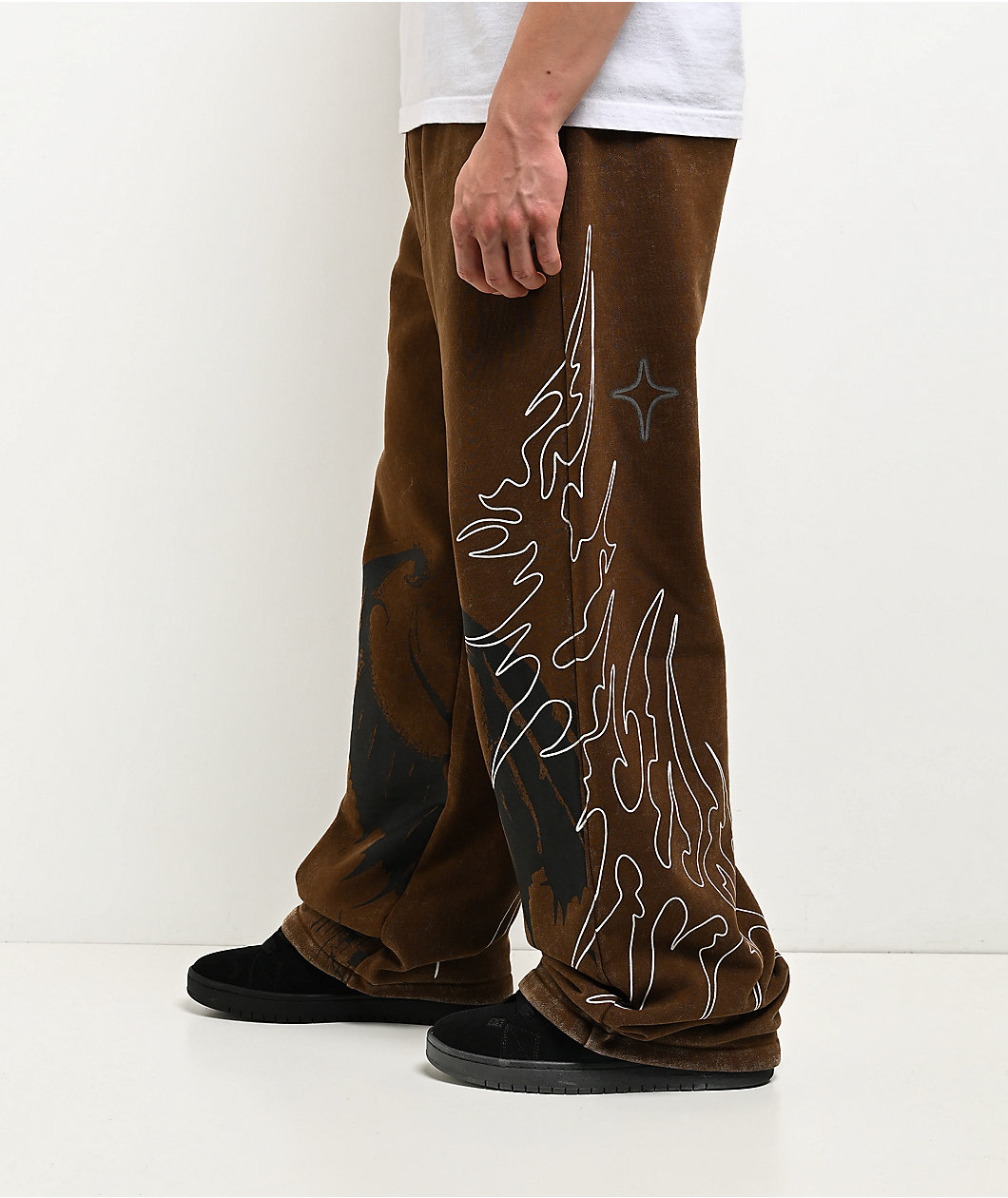 Vitriol Void Thunder Brown Wash Sweatpants