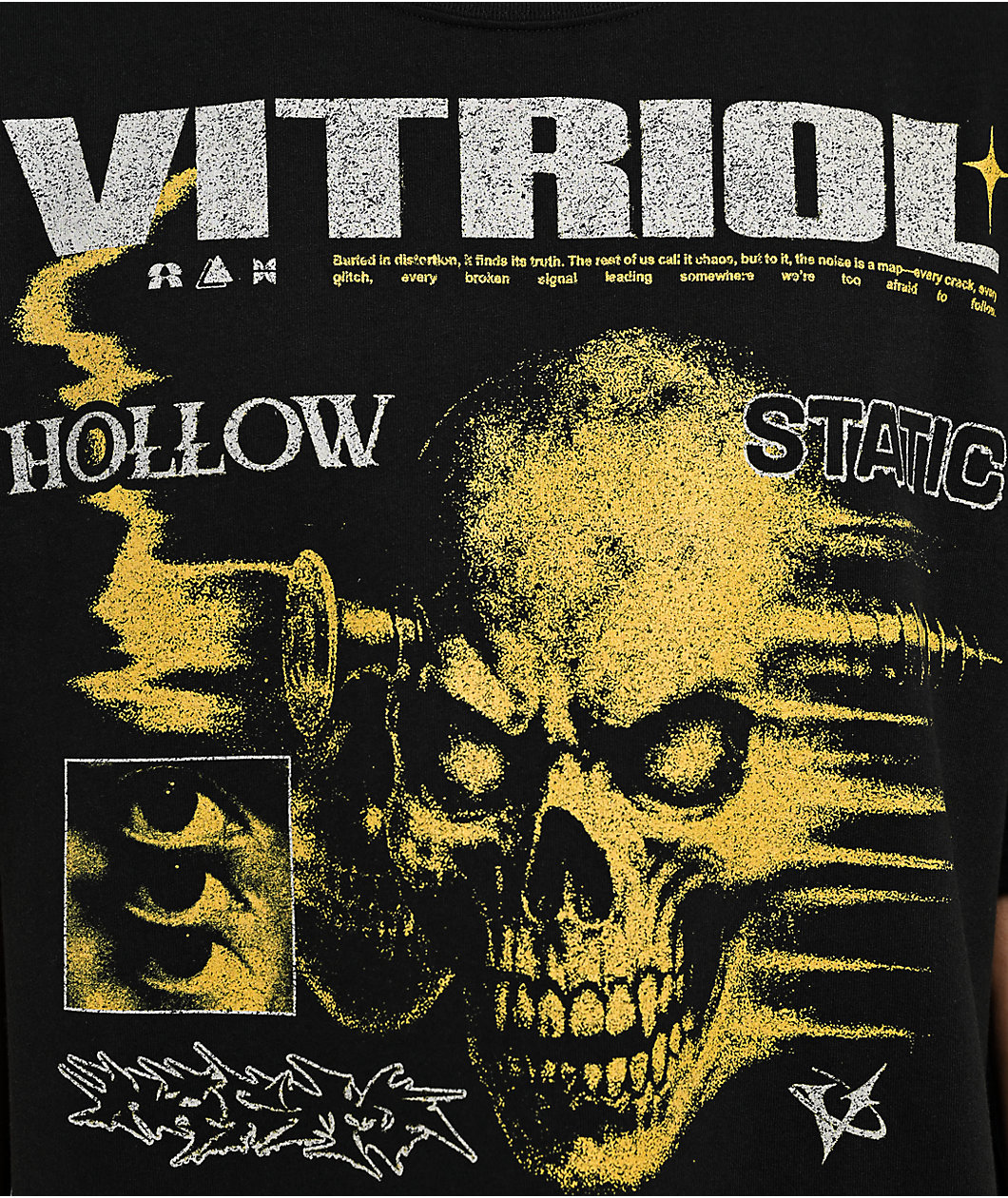 Vitriol Xeroxed Collage Black T-Shirt