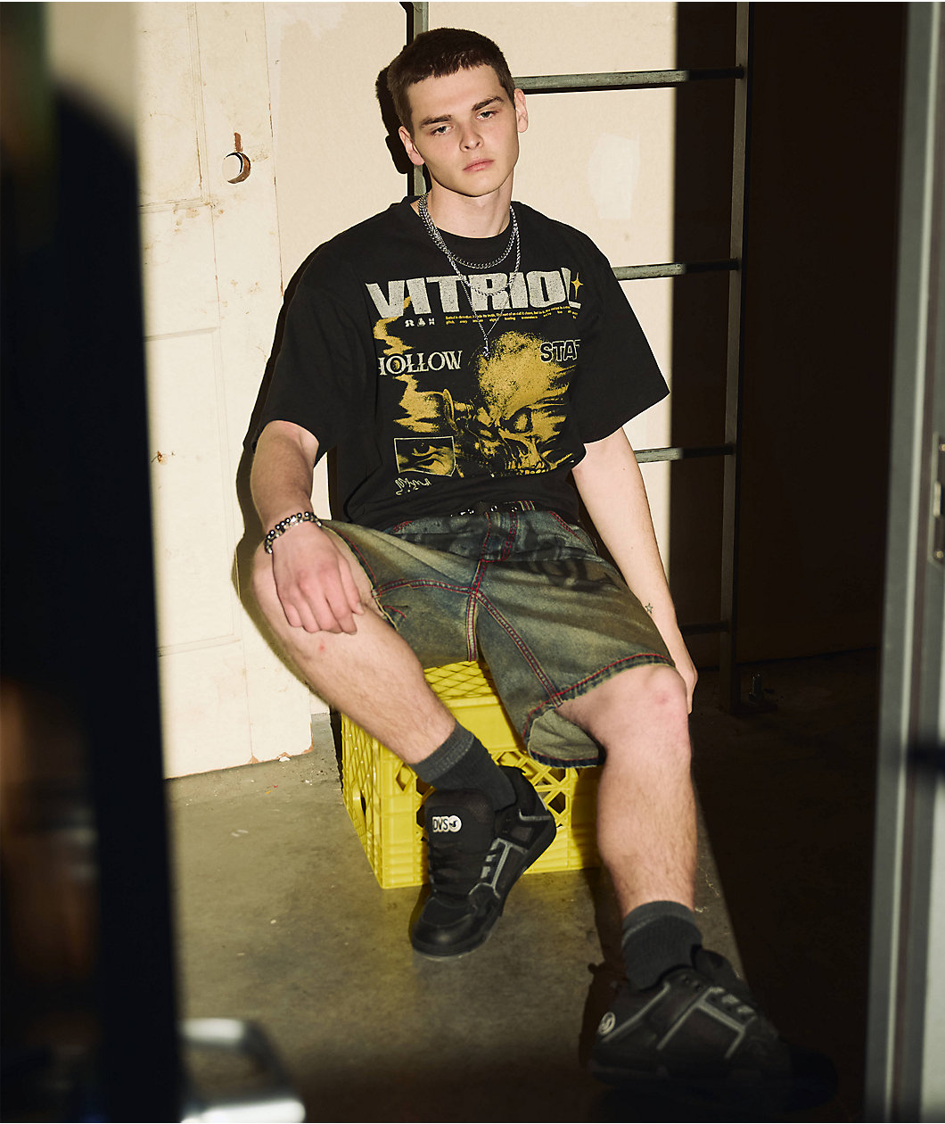 Vitriol Xeroxed Collage Black T-Shirt